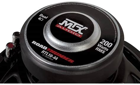 Mtx Rtl Road Thunder Series Subwoofer With Dual Ohm Voice