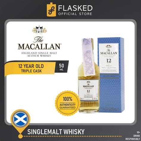 The Macallan Triple Cask 12 Year Old Single Malt Scotch Whisky 50mL