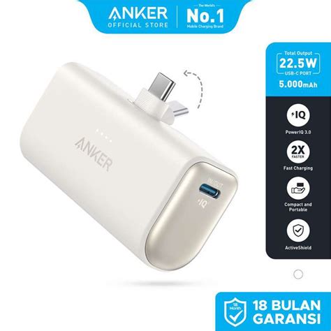 Promo Powerbank Anker Nano Mah W Type C Diskon Di