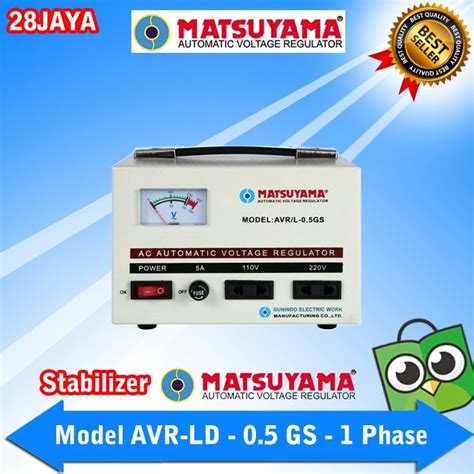 Jual Stabilizer Listrik Matsuyama Avr L Gs Va Watt