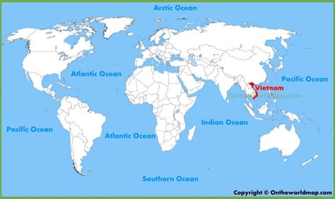 Vietnam Location On The World Map Ontheworldmap