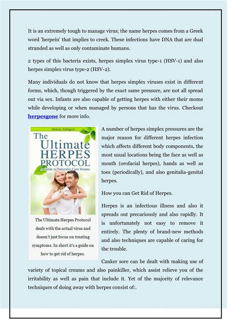 PPT - Herpes Gone-How to Get Rid Of Herpes PowerPoint Presentation