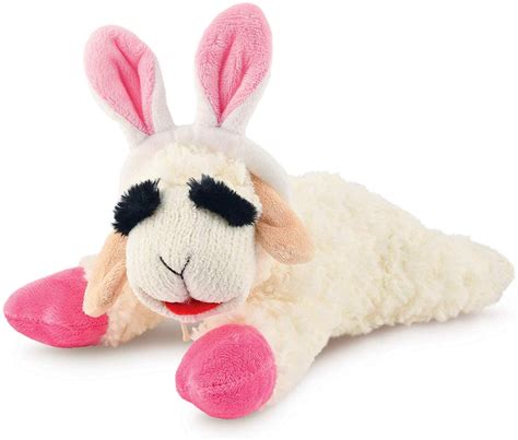 Multipet Easter Bunny Ears Lamb Chop Dog Toy Store For The Dogs