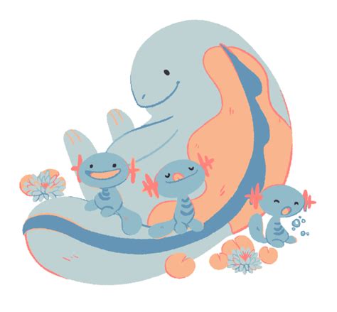 Woopers And Quagsire Pokemon Cute Pokemon Cool Pokemon