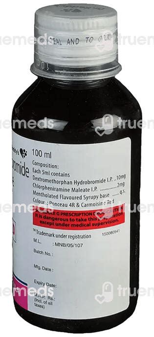 Viscodyne D Syrup 100 Ml Uses Side Effects Dosage Price Truemeds