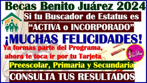 Si Tu Buscador De Estatus Es ACTIVA Muchas Felicidades Ya Formas