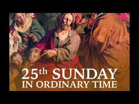 25th Sunday In Ordinary Time YouTube