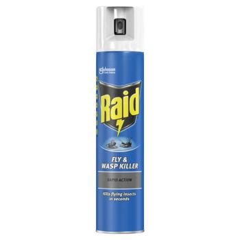 Raid Rapid Action Wasp Mosquito Fly Killer Aerosol Spray Ml