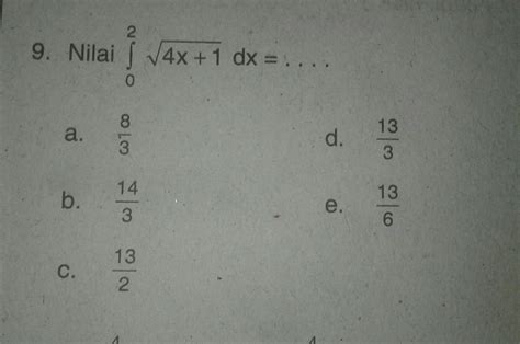 35 Contoh Soal Integral Akar Frankie Parsons