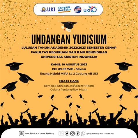 Undangan Yudisium Tahun Akademik Semester Genap