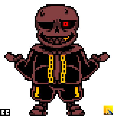 Underfell Dacnovania Sans Sprite By Cooperclimbart On Deviantart