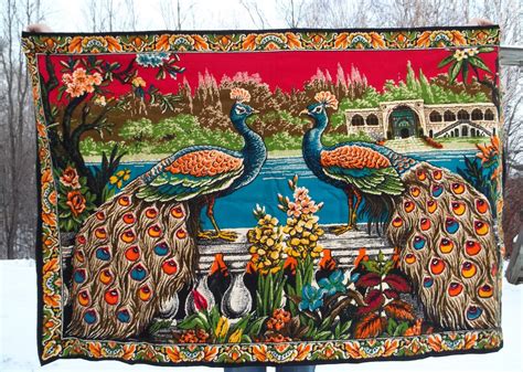 Peacock Tapestry Beautiful Turkish Wall hanging