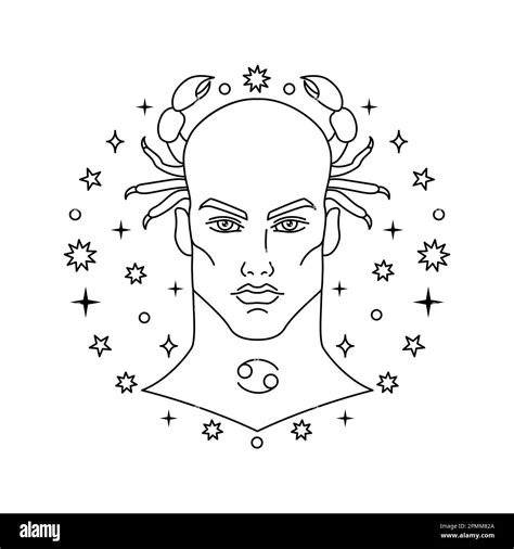 Cancer Zodiac Sign Stock Vector Image And Art Alamy