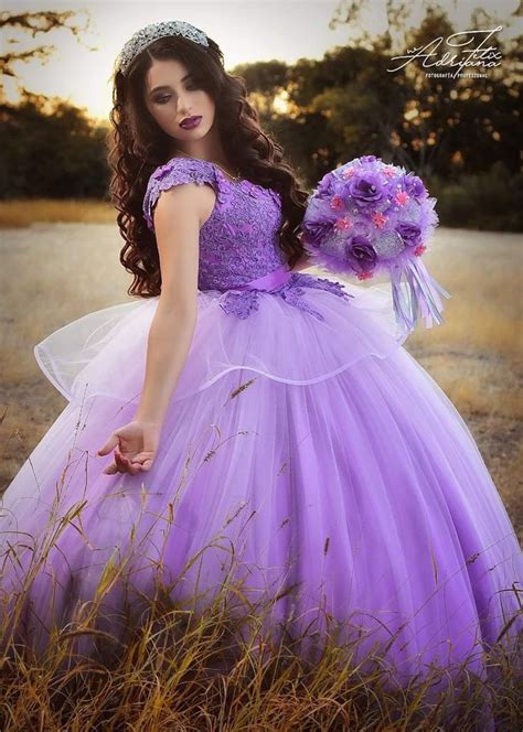 Pin By Isabel Draiman On XV Lila Morado Sweet 15 Dresses Princess