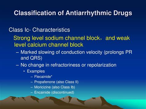 Ppt Antiarrhythmic Drugs Powerpoint Presentation Free Download Id