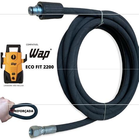 Mangueira Trama de aço para Wap Eco Fit 2200 10 Metros Shopee Brasil