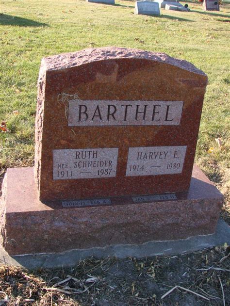 Ruth Ulricka Barthel M Morial Find A Grave