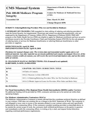 Fillable Online Pedorthics Cms Manual System Department Of Health