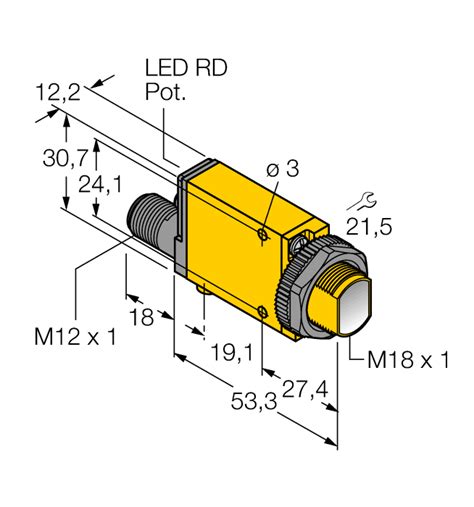 Opto Sensor Einweglichtschranke Sender