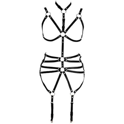 Leather Lingerie Set With Body Harness Garter Belt Philippines Ubuy