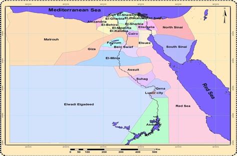 Nile River Delta Map