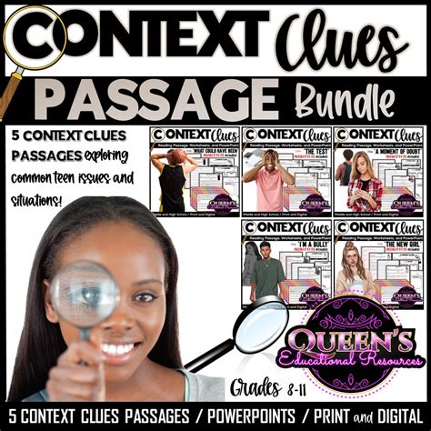 Context Clues Passages Context Clues Worksheets Vocabulary Worksheets