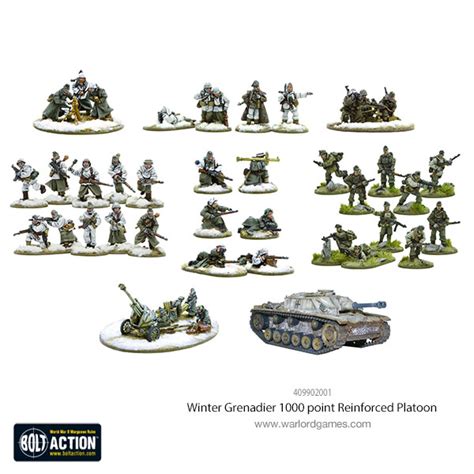 409902001 Winter Grenadier 1000 Point Reinforced Platoon Warlord Games