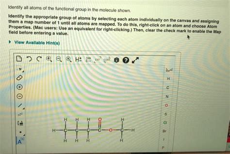 Solved Identify All Atoms Of The Functional Group In The Chegg