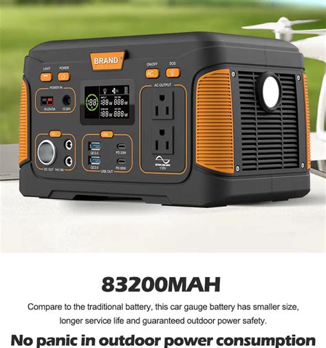 110V 220V Li-ion Battery Off Grid Portable Solar Generator 1000W 1500W ...