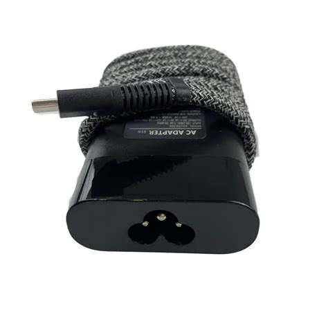 Chargeur Dell W Adaptateur Ac Type C Noir Avec Cordon D