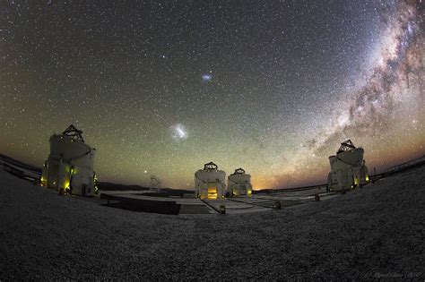 Magellanic Clouds Auxiliary Telescopes And The Milky Way