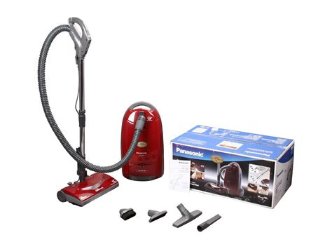 Panasonic Mc Cg902 Canister Vacuum With Hepa Filter Burgundy