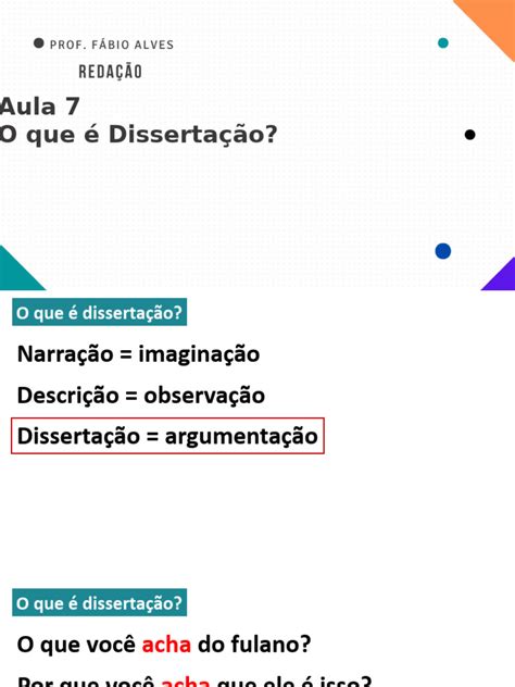 O Que É Dissertação Pdf