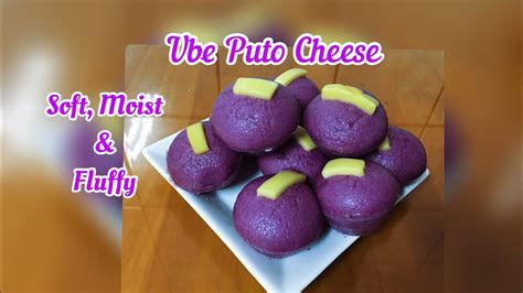 Ube Puto Cheese Moist Soft Fluffy YouTube