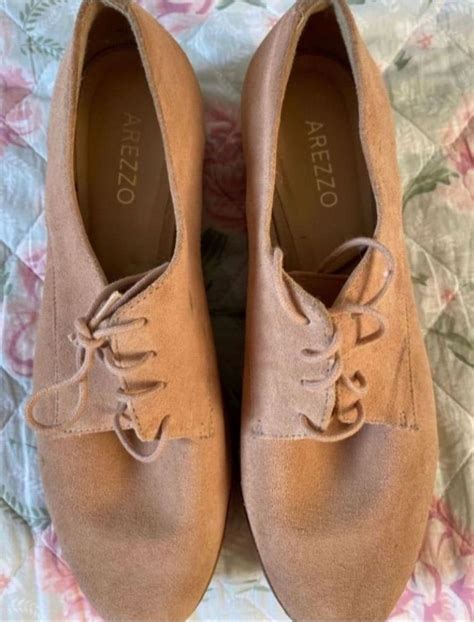 Tênis Modelo Oxford Na Cor Nude Rose Tênis Feminino Arezzo Usado 74676229 enjoei