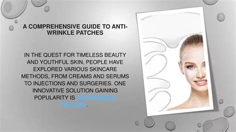 Ppt A Comprehensive Guide To Anti Wrinkle Patches Powerpoint