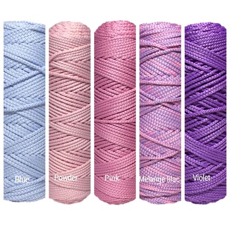 Polyester Cord Corde Macrame Cordon Crochet Textile Macrame Etsy