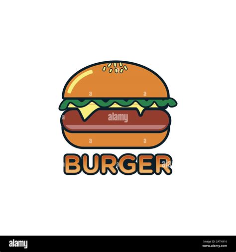 Icono De Hamburguesa Aislado Sobre Fondo Blanco De La Colecci N De