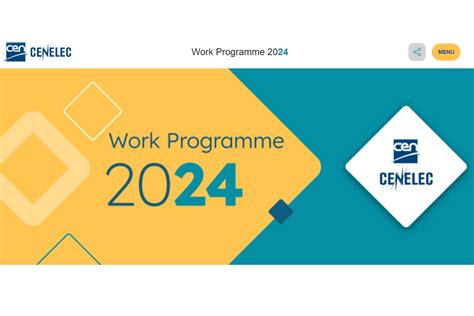 Publication Of The Cen Cenelec Work Programme For 2024 Kan