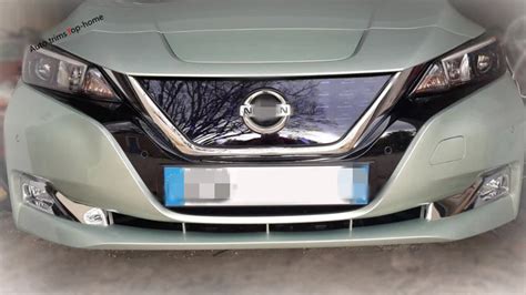 Yimaautotrims For Nissan Leaf 2018 ABS Car Outside Front Face Fog Light