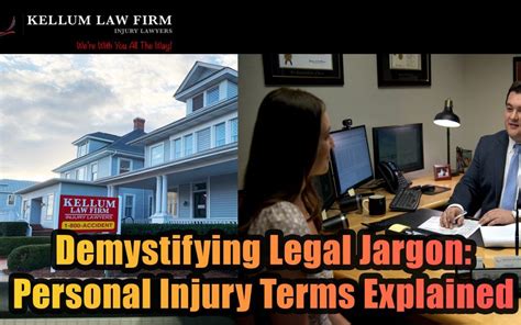 Demystifying Legal Jargon Personal Injury Terms Explained