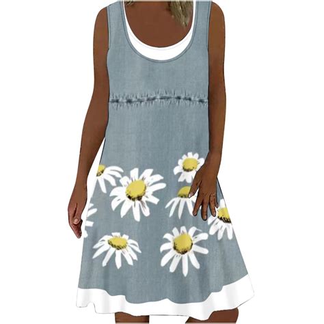 Dyegold Sundresses for Women Casual Beach - Dresses for Women 2023 Plus