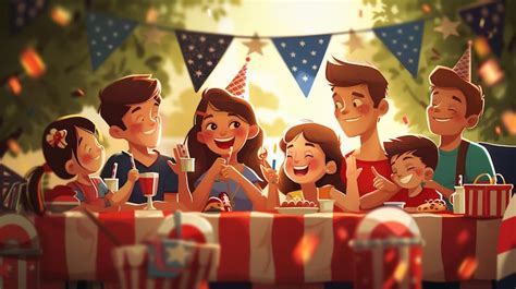 cartoon family party images    freepik