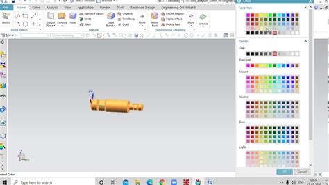 How To Change Object Color In Nx Unigraphics Nx Unigraphics