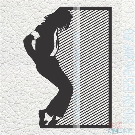 Michael Jackson Svg Dxf Png Clipart Vector Cricut Cut Cutting Etsy