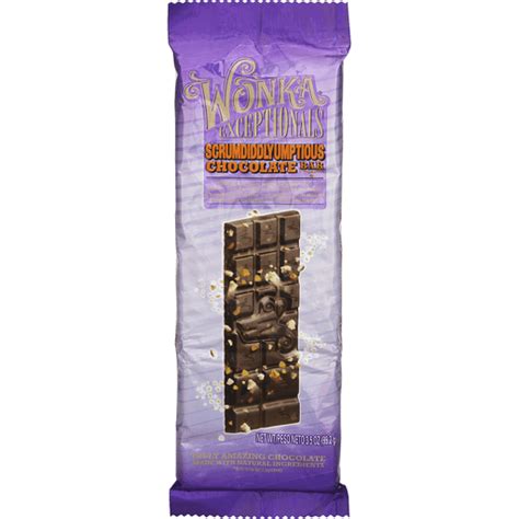 Wonka Exceptionals Scrumdiddlyumptious Chocolate Candy Bar | Chocolate ...