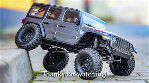 Axial Scx10 Iii Jeep Wrangler Rubicon Jlu Kit First Run Youtube