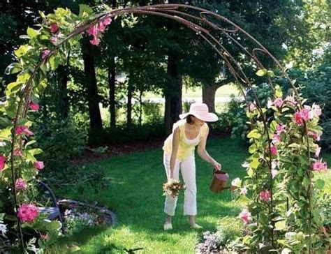 Садовая арка для цветов на даче своими руками: делаем арку под цветы ...