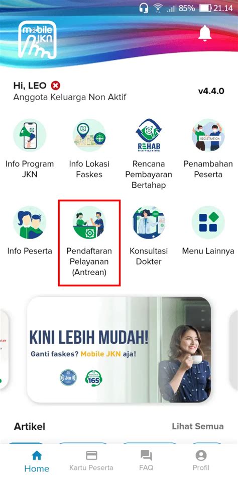 Cara Daftar Antrean Puskesmas Di Aplikasi Mobile JKN