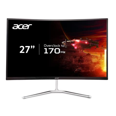 Acer EDA270U Pbmiipx 27" WQHD (2560 x 1440) 1500R Curved Widescreen ...